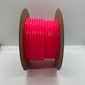 Heli-Tube 1/4 In. OD X 50FT Pink Day-Glow Polyethylene Spiral Wrap HT 1/4 C PI DG-50